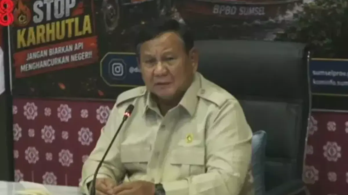 Presiden Prabowo Subianto meminta inovasi berbahan dasar ubi atau singkong dikembangkan untuk membantu memadamkan karhutla.