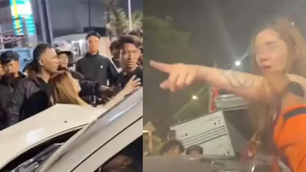 Siapa Wanita Inisial ENR? Pengemudi Outlander Diduga Mabuk hingga Tabrak Pekerja di Surabaya (IG/@surabayatiktok)