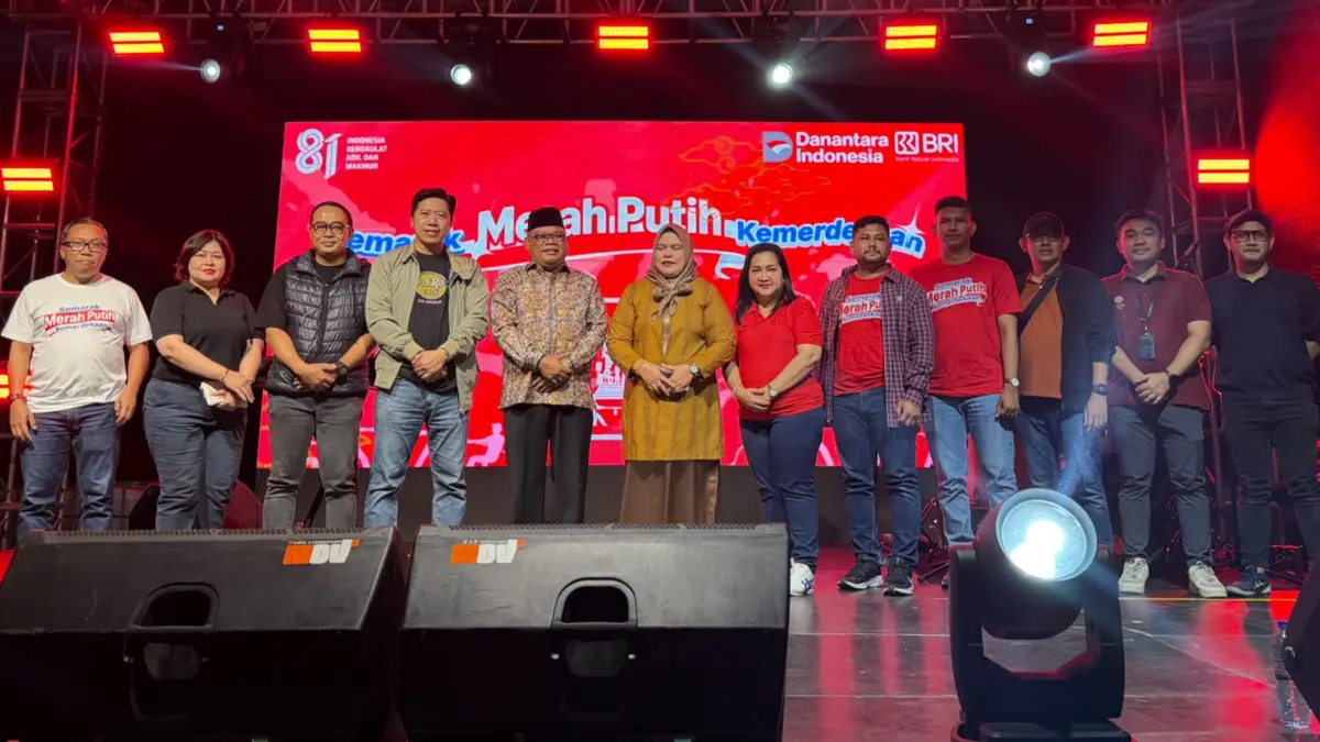 Pemerintah Provinsi Maluku Utara menggelar acara Semarak Merah Putih Kemerdekaan di Desa BRILiaN Balbar, Sofifi, Sabtu (22/8/2026). (DOK.BRI)