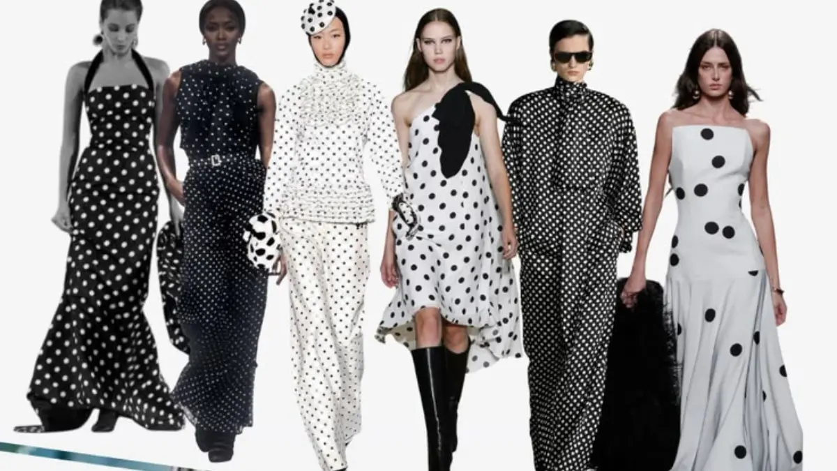 Motif Polkadot Digemari Kembali, Menciptakan Tampilan yang Playful, Feminin, dan Stylish. 