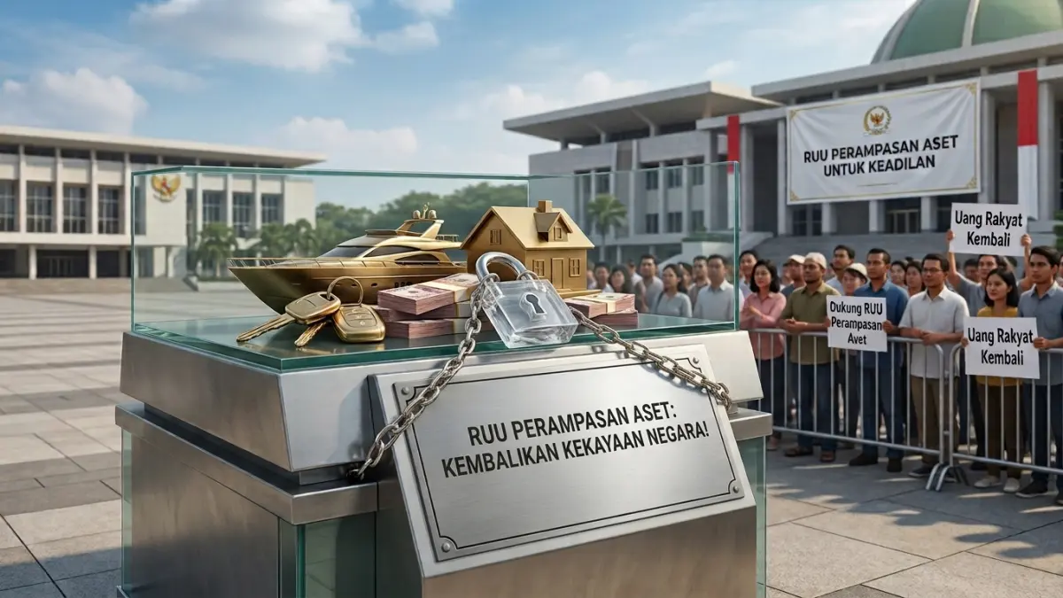 RUU Perampasan aset merupakan rancangan aturan yang mengatur bagaimana negara dapat merampas aset yang berkaitan dengan tindak pidana.