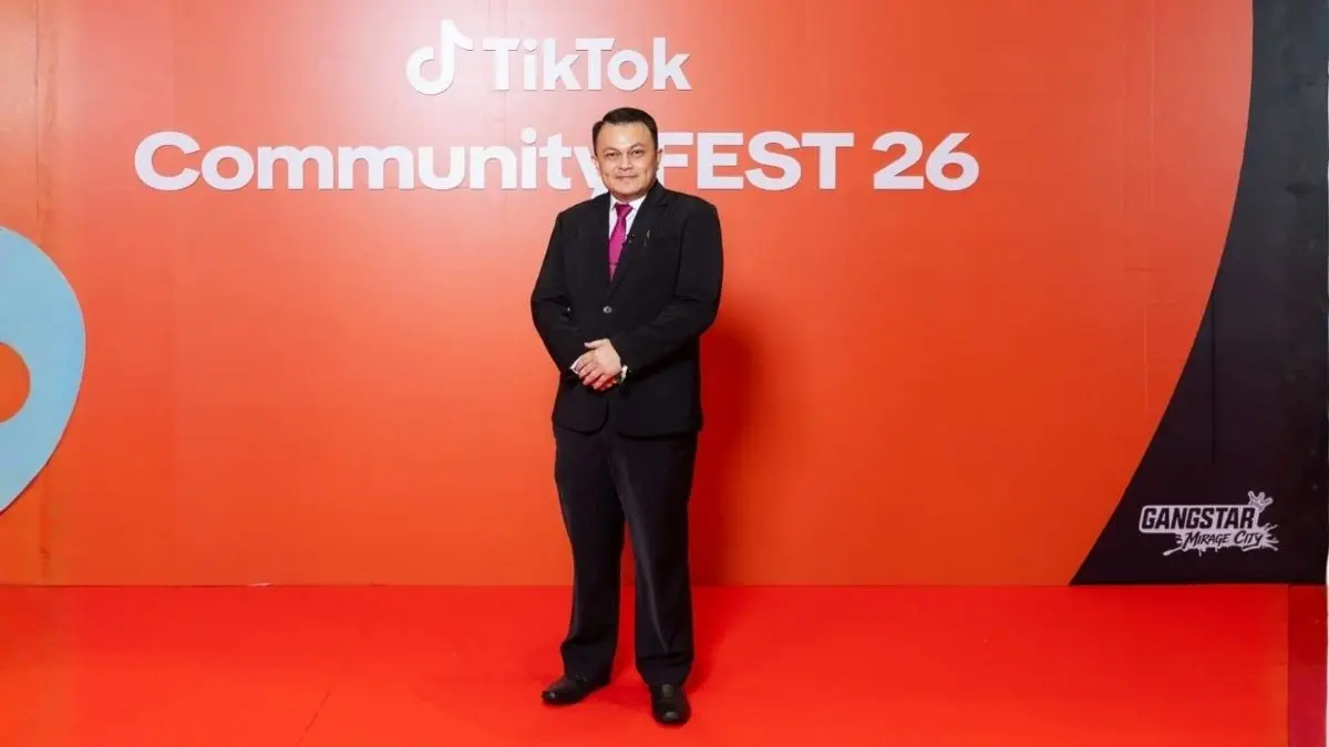 Kanjeng Pangeran Setiawan hadiri TikTok LIVE Community Fest 2026 pada Selasa (25/8) dalam sebuah acara regional yang digelar secara langsung di True Icon Hall, Iconsiam Thailand. (DOK.PRIBADI)