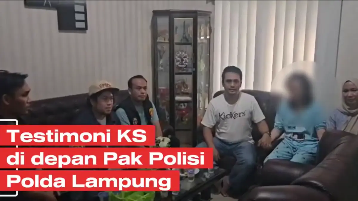 Klarifikasi KS dan Keluarganya Bersama Polda Lampung. (X: oyossarosohn)