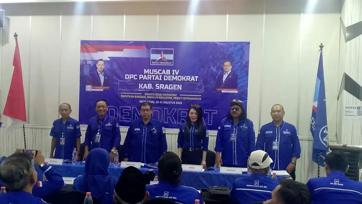 Pengurus baru DPC Partai Demokrat Sragen periode 2026–2031. (Ist)