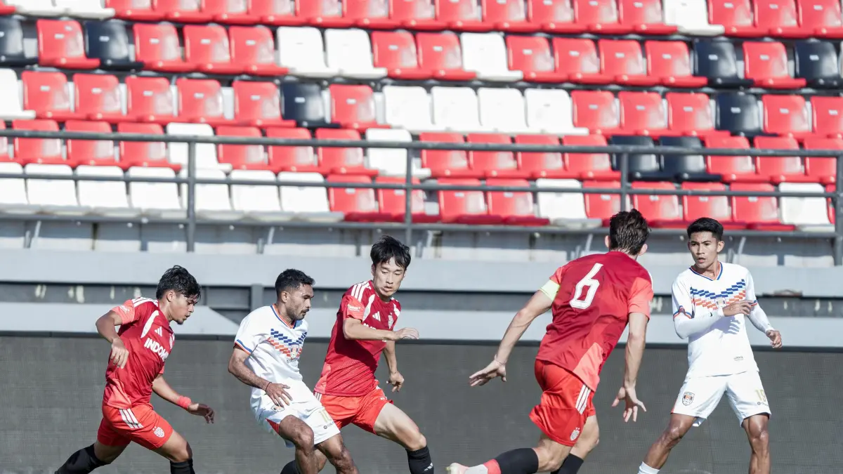 Kendal Tornado FC jalani uji coba melawan tuan rumah Bali United. (Tim Media Kendal Tornado FC) 
