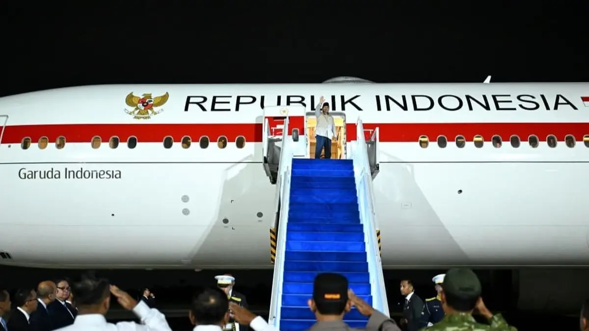 Presiden Prabowo Subianto bertolak menuju Vladivostok, Rusia, untuk menghadiri Eastern Economic Forum (EEF) ke-11. (Foto: Biro Pers, Media, dan Informasi Sekretariat Presiden)