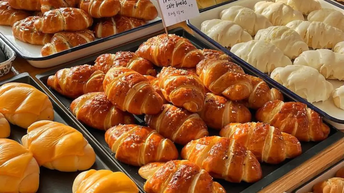 Salt bread menawarkan cita rasa gurih dan sedikit asin dalam satu gigitan. 