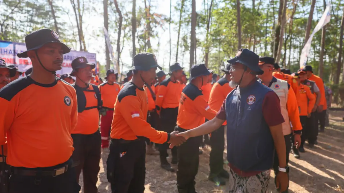 Apel Pelatihan Peningkatan Kapasitas Personil Relawan Kebencanaan di Balai Pemantapan Kawasan Hutan (BPKH) Penggaron, Ungaran Timur, Semarang, Jumat (4/9/2026).
