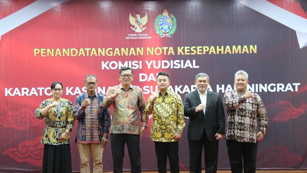 Keraton Kasunanan Surakarta dan Komisi Yudisial teken MoU. (Humas Keraton Surakarta)
