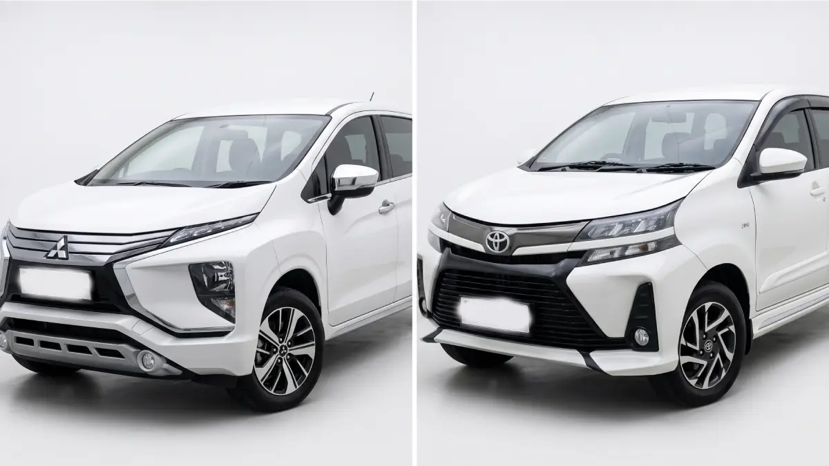 Mobil second Mitsubishi XPander dan Toyota Avanza.