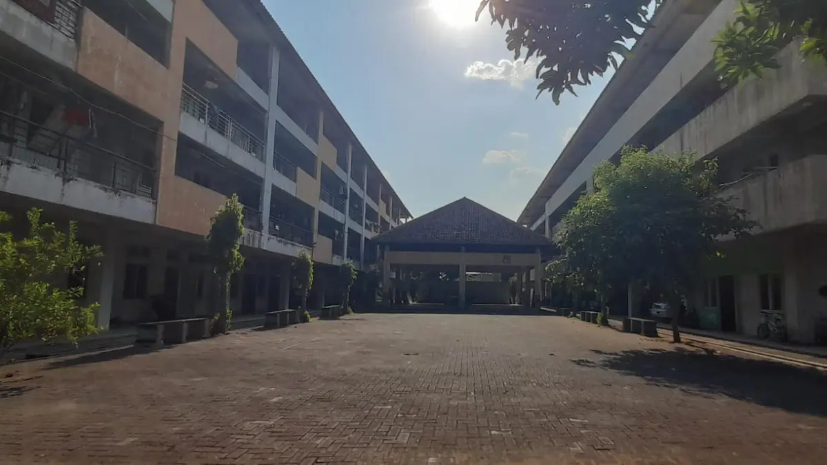 Rusunawa Brujul di Kecamatan Jaten, Karanganyar terlihat lengang, Jumat (4/9/2026). (Rudi Hartono/Radar Solo)