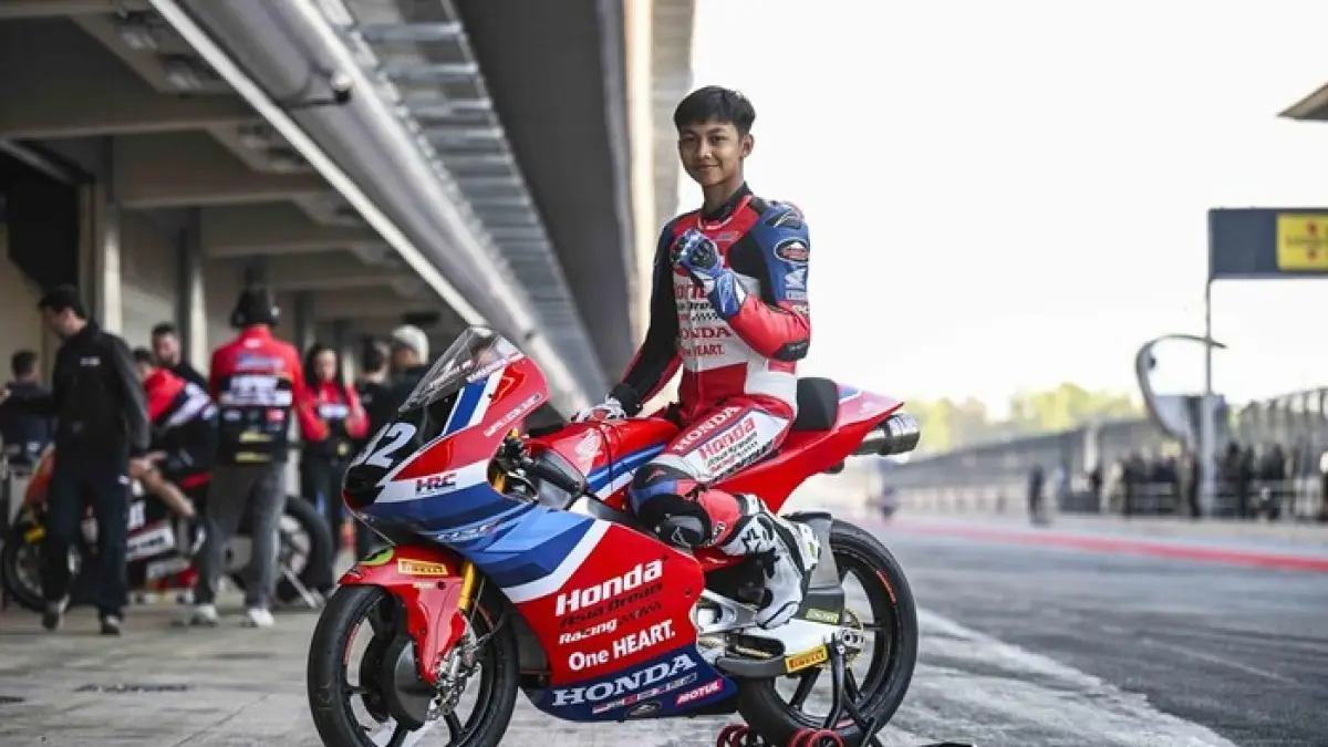 Link Live Streaming Moto3 Junior Valencia 2026: Nonton Kiandra Ramadhipa Kejar Gelar Juara (Dok. Astra Honda Motor)