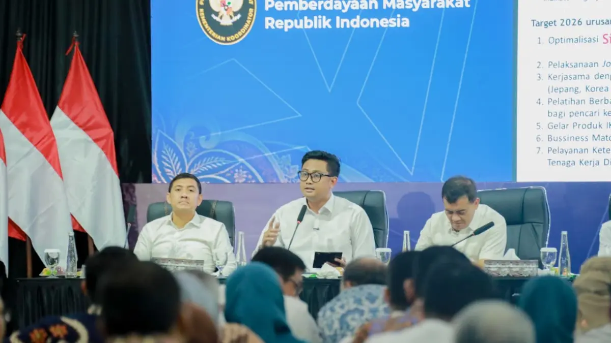 Bupati Klaten Hamenang Wajar Ismoyo saat menghadiri Rapat Koordinasi Daerah (Rakorda) Optimalisasi Pengentasan Kemiskinan dan Penghapusan Kemiskinan Ekstrem di Graha Wisata Niaga, Kota Surakarta, Jumat (4/9/2026). (Dokumentasi Bagian Prokopim Setda Klaten)