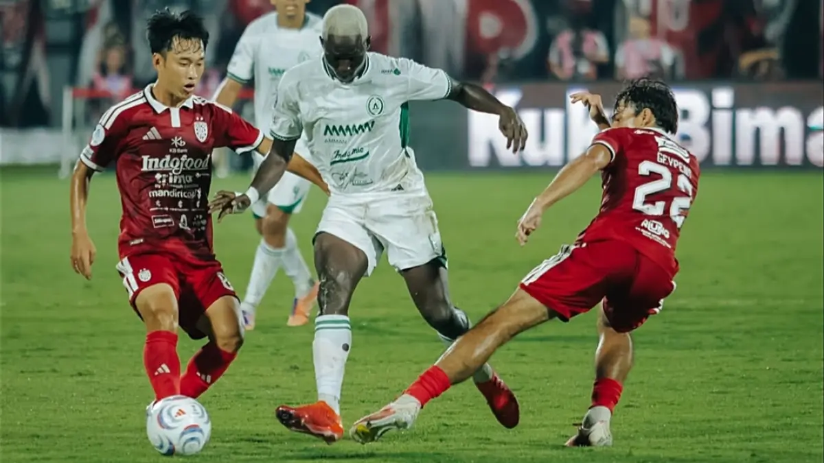 Laga Bali United vs PSS Sleman di Stadion Kapten I Wayan Dipta, Gianyar, Jumat (4/9/2026) malam. (Instagram @pssleman) 