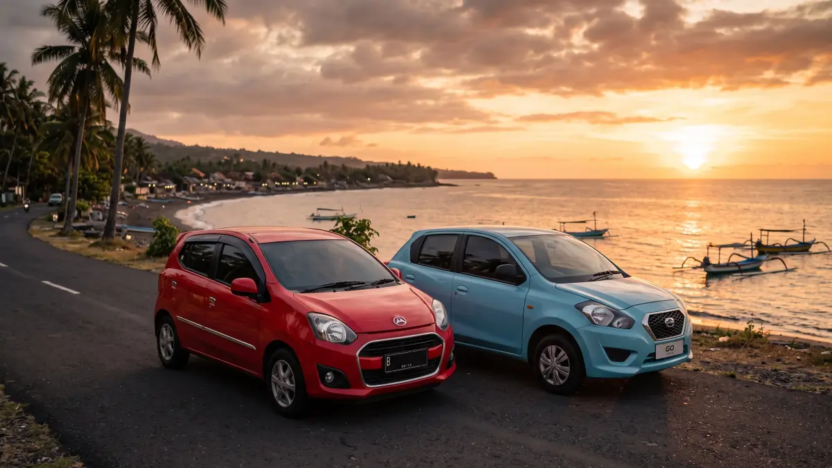Daihatsu Ayla 2014 vs Datsun GO 2014, Mana yang Lebih Layak Jadi Mobil Impian? (GEMINI AI)