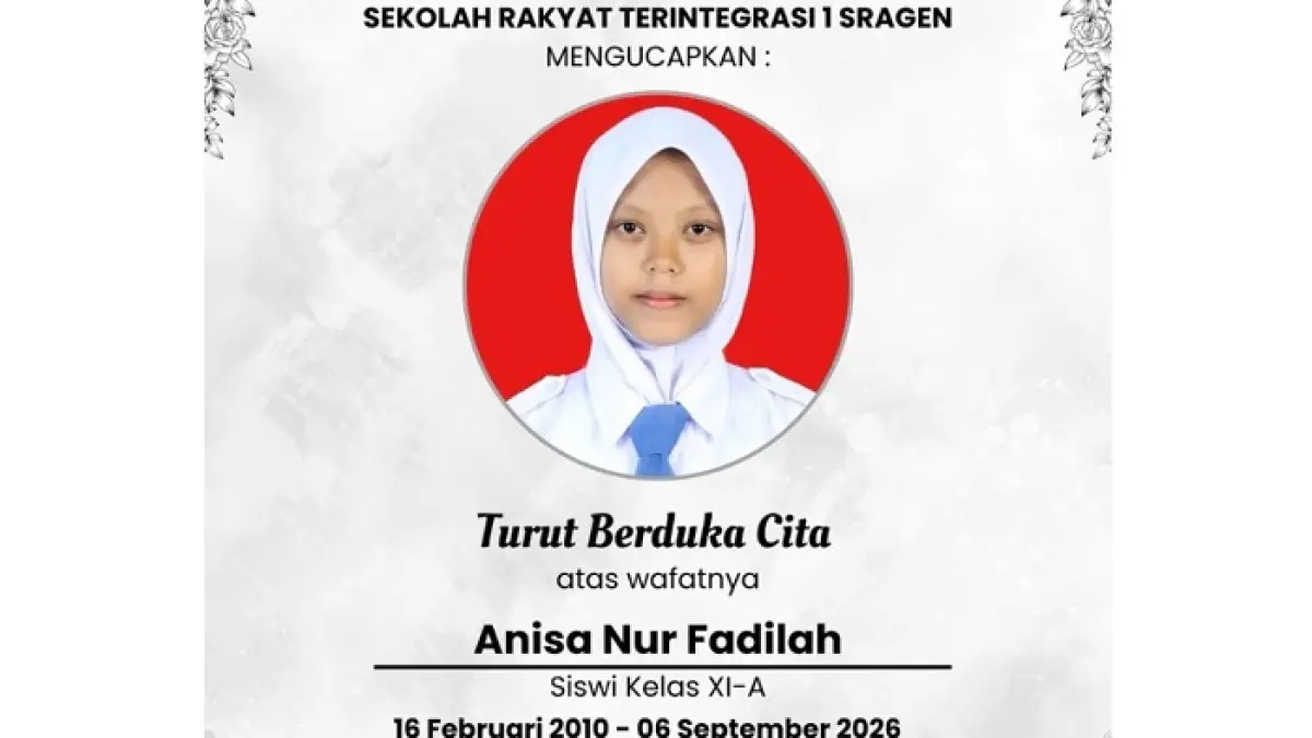 Siswi Sekolah Rakyat Terintegrasi Sragen Meninggal usai Kejang, Pihak Sekolah Bungkam