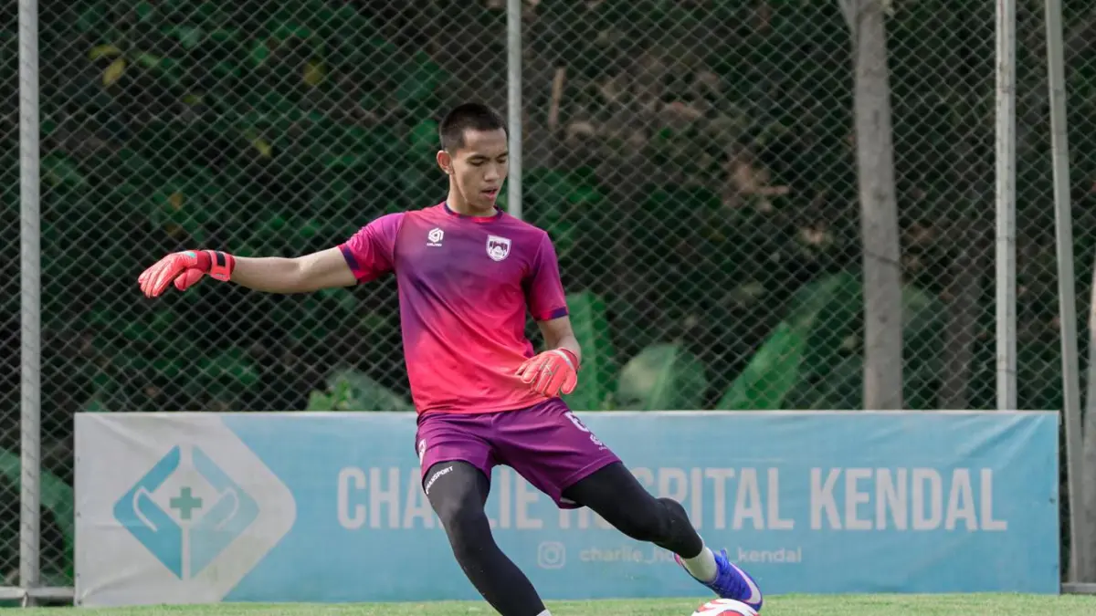 Kiper muda Kendal Tornado FC, Er Deva Aulia Egon. (Tim Media Kendal Tornado FC)