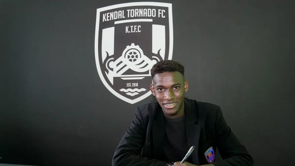 Ousmane Maiket Camara resmi gabung Kendal Tornado FC di Liga 2 2026/2027. (Tim Media Kendal Tornado FC) 