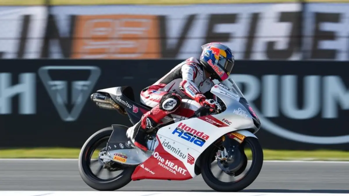 Jadwal Moto3 San Marino 2026 Lengkap, Veda Ega Pratama Berburu Poin di Sirkuit Misano (Dok. Honda Team Asia)