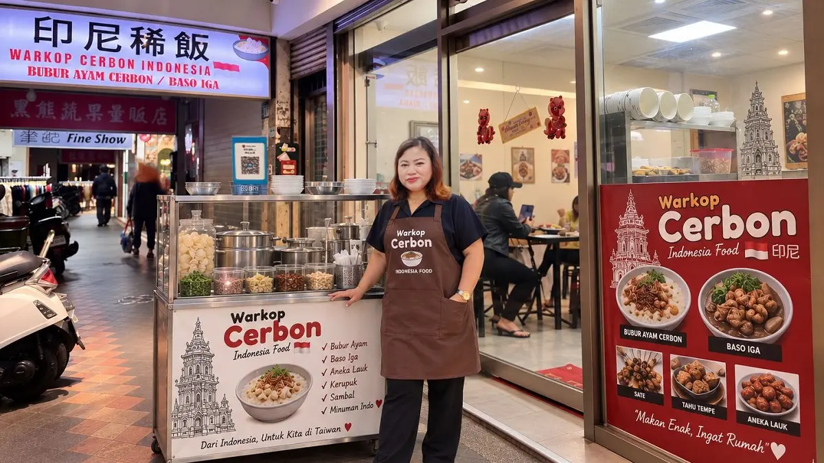 Bubur Cirebon Tembus Jantung Kota Taipei, Kisah Mantan PMI Tati Purwanti Bertumbuh Bersama BRI (BRI)