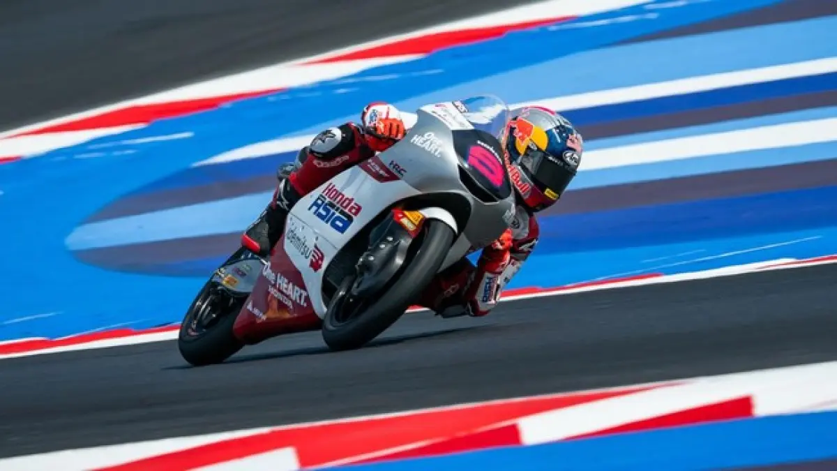 Link Live Streaming Moto3 San Marino 2026 Hari Ini: Veda Ega Pratama Siap Bikin Kejutan di Misano (Dok. Honda Team Asia)