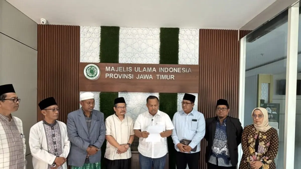 Pengusaha Sound Horeg Aeromax datangi MUI Jatim, sampaikan klarifikasi dan permohonan maaf. (Dok MUI Jatim)