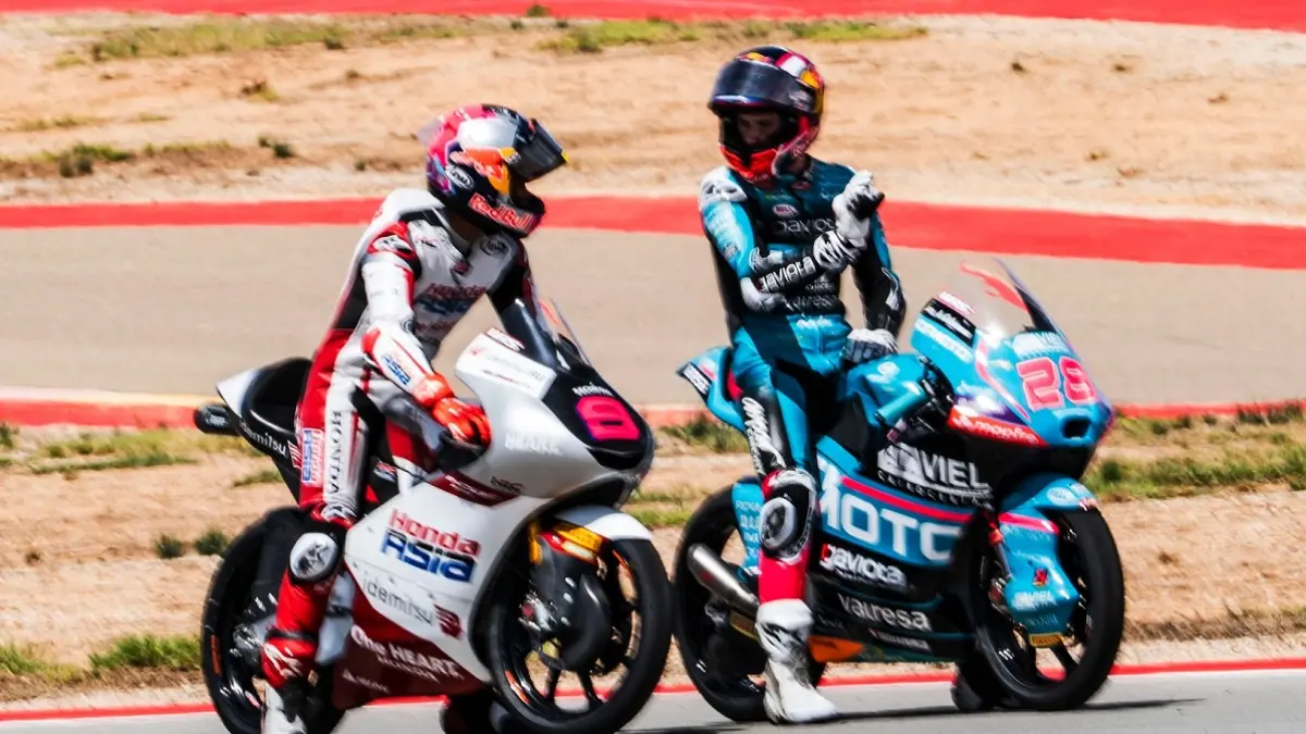Veda Ega Pratama Sengaja Membuntuti Sang Calon Juara Maximo Quiles, Ada Misi Khusus di Moto3 San Marino 2026 (https://www.instagram.com/asparteam/)