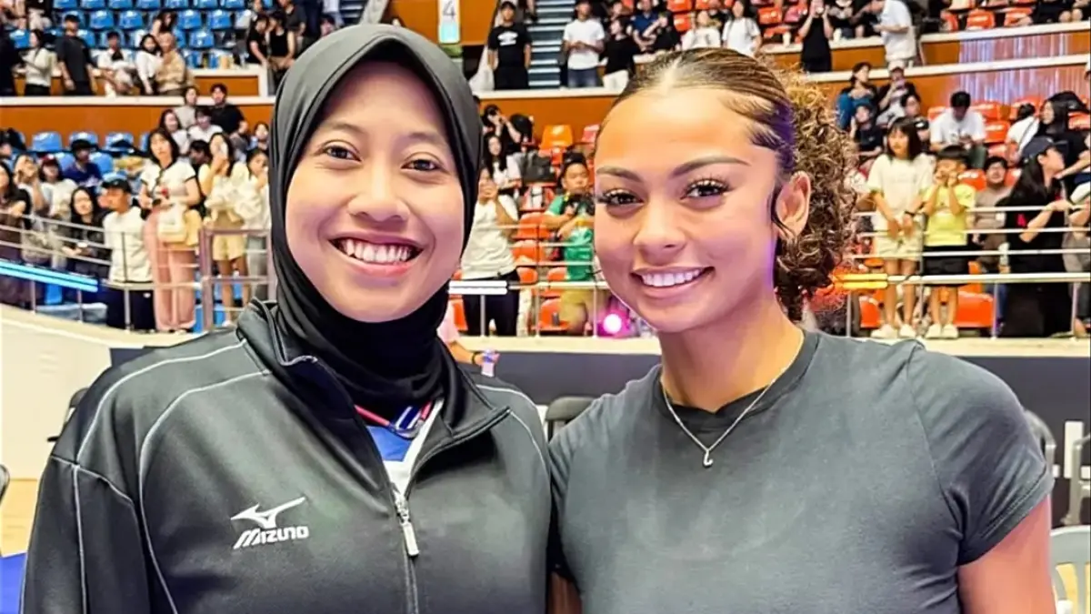 Jordan Wilson bersama Megawati di Hyundai E&C Hillstate. (Dok. Hyundai E&C Hillstate)