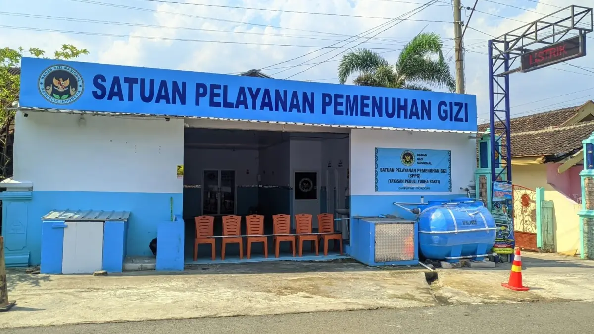 Salah satu SPPG di Wonogiri Kota. (IWAN ADI/RADAR SOLO)