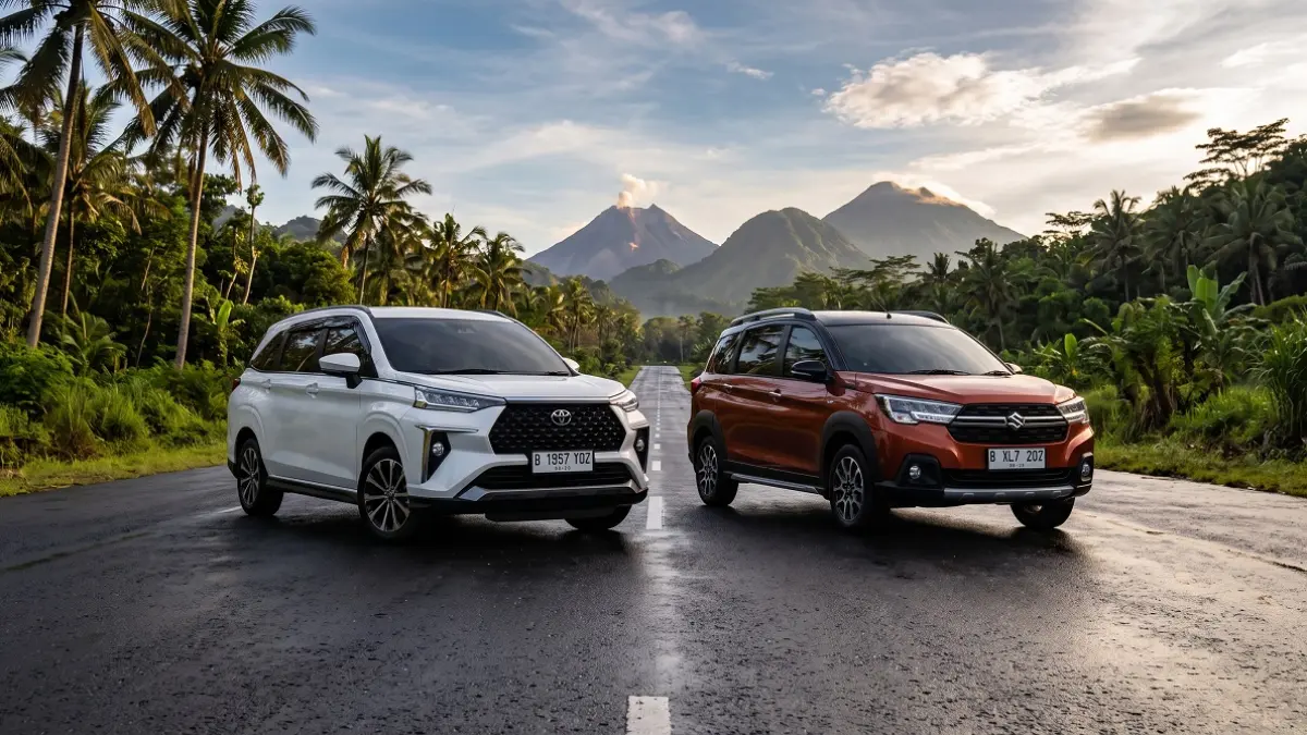 Toyota Veloz Hybrid vs Suzuki XL7 Hybrid, Adu Canggih Fitur hingga Keselamatan (GEMINI AI)