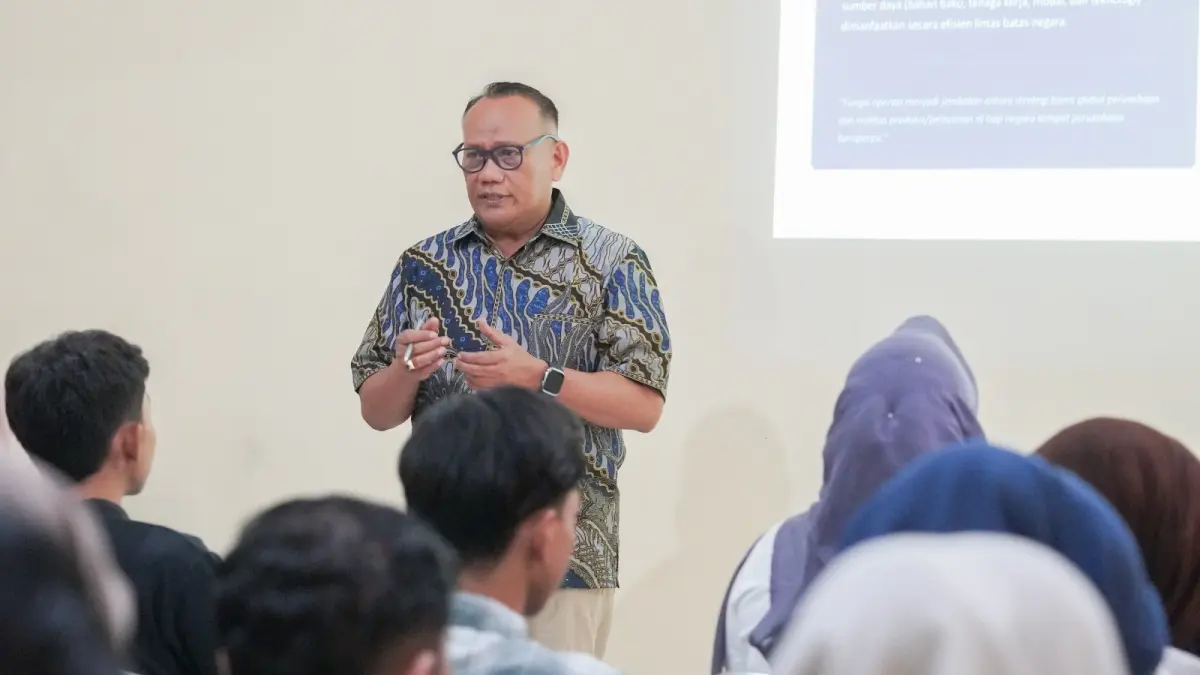 Direktur Teknik dan Operasional PT Jasamarga Solo Ngawi, M. Historya Ayanda, hadir sebagai narasumber