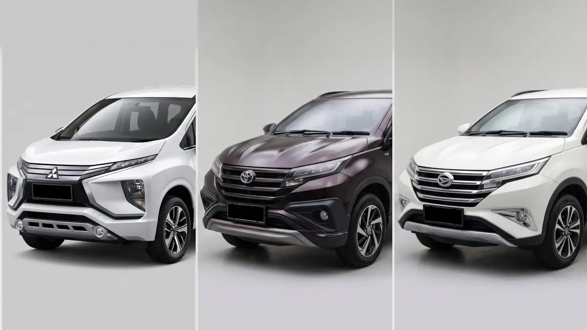 Mitsubishi Xpander vs Toyota Rush vs Daihatsu Terios.