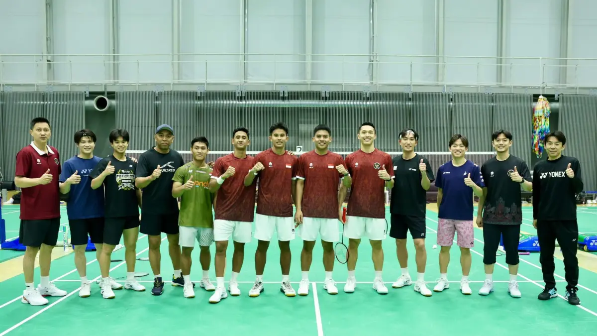 Tim tinggal putra Indonesia dari cabor bulutangkis yang akan terjun di ajang Asian Games 2026. (Dok. PBSI)