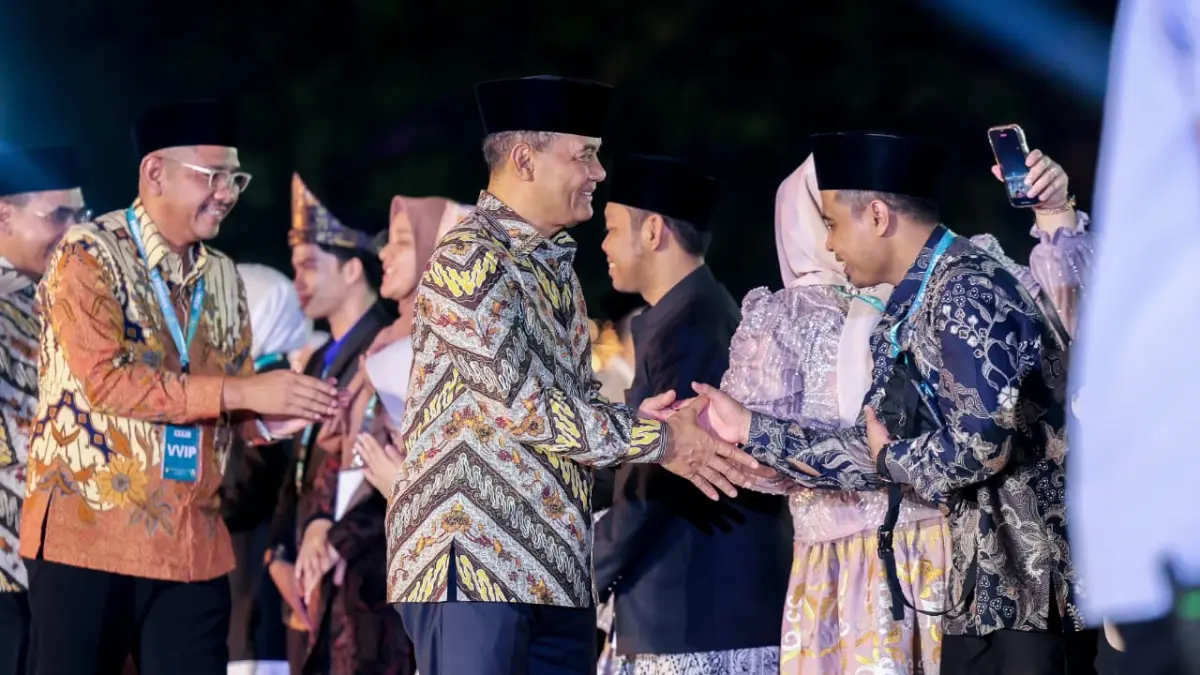 Gubernur Jateng Ahmad Luthfi di sela penutupan Musabaqah Tilawatil Qur
