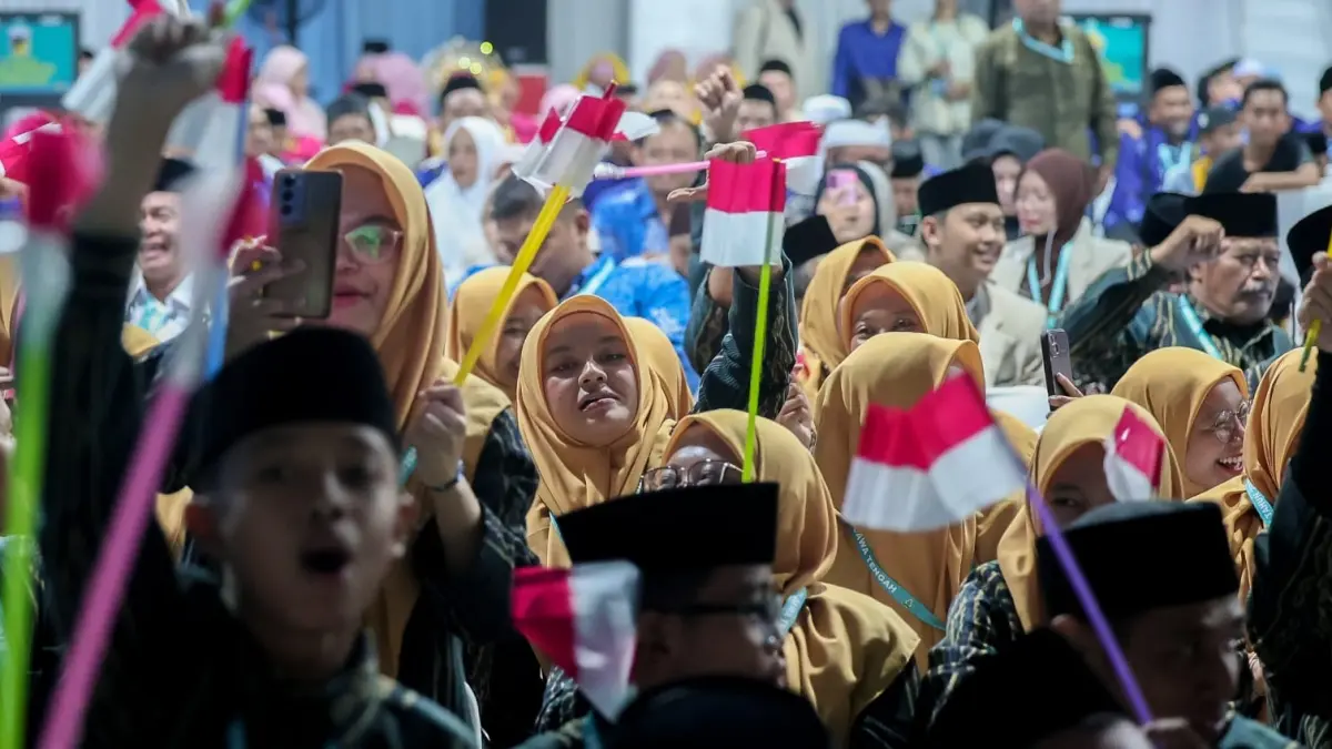 Keceriaan para kafilah. (PEMPROV JATENG)
