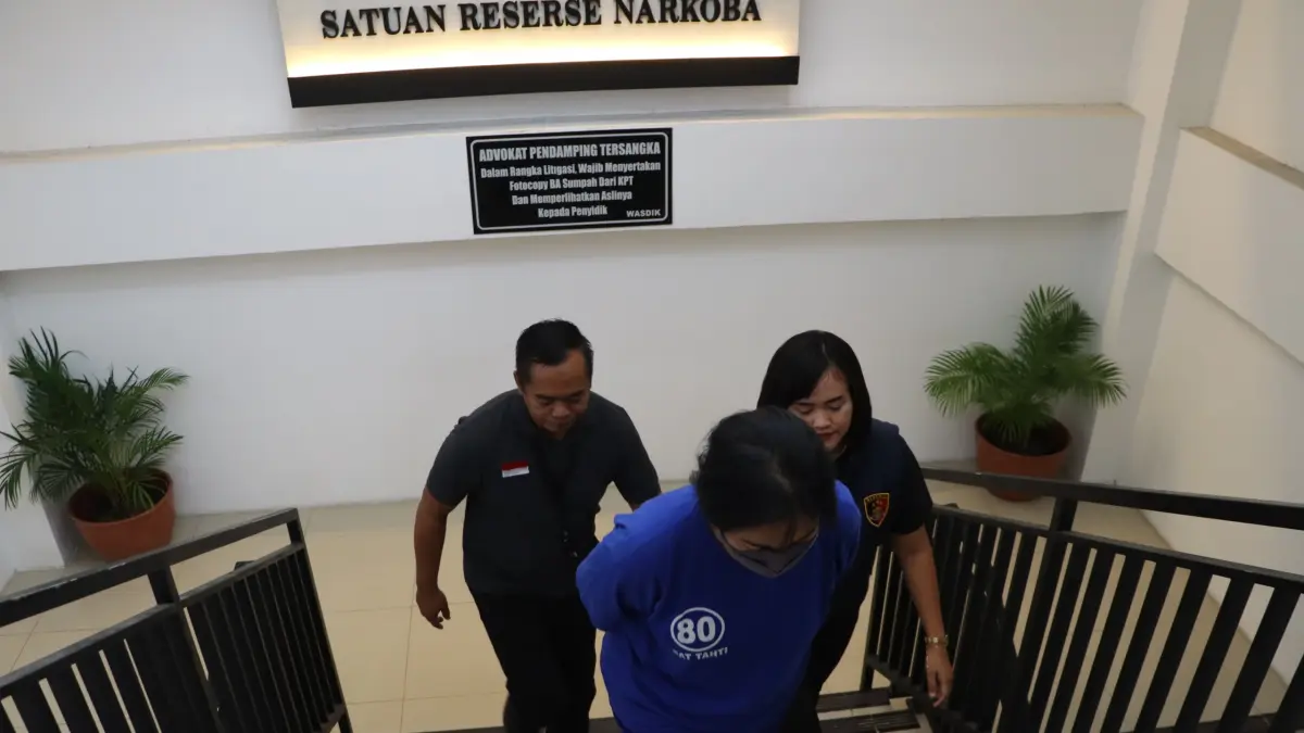 Oknum guru asal Mojokerto, Jawa Timur diamankan Polresta Solo. (A Christian/Radar Solo)