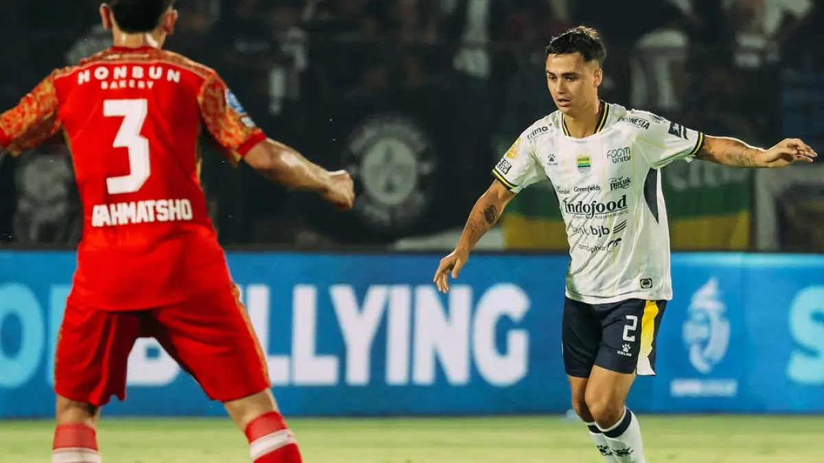 Persib Bandung sukses tekuk Persijap Jepara 2-1 di laga lanjutan Super League 2026/2027. (Tim Media Persib Bandung)