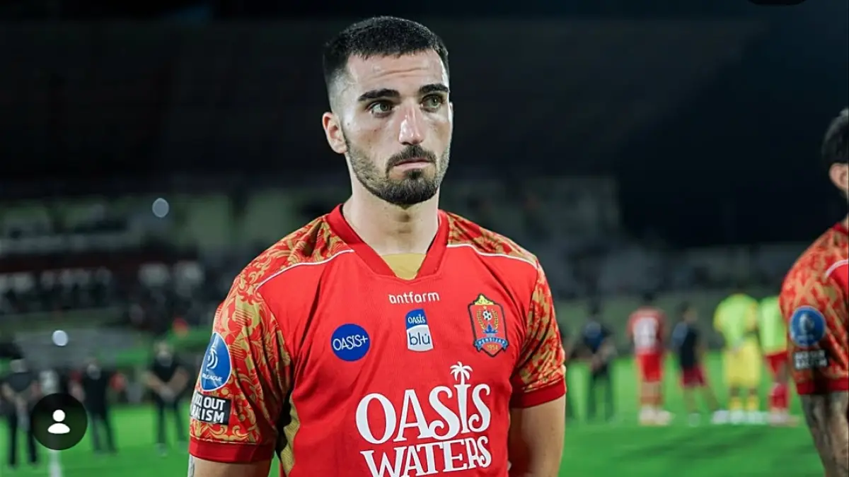 Pemain asing asal Spanyol, Marcos Blasco saat membela Persijap Jepara di Super League 2026/2027. (Instagram Marcos Blasco)