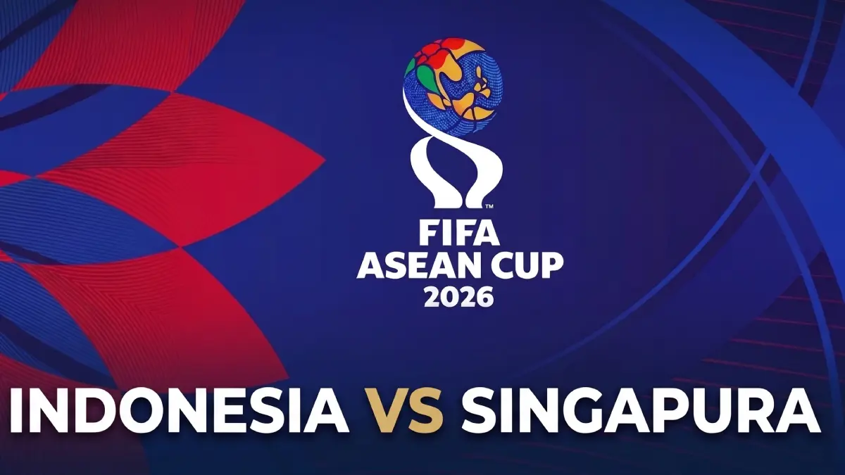 Indonesia vs Singapura di FIFA ASEAN Cup 2026.