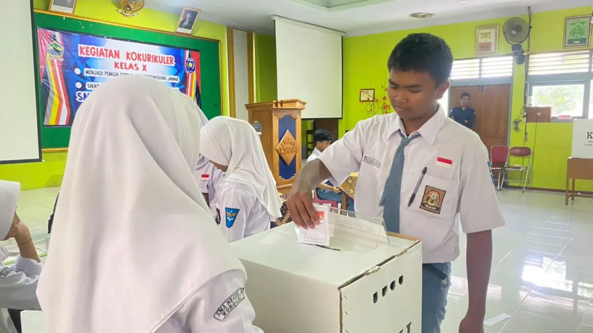KPU Wonogiri Gelar Pilketos Serentak, Libatkan 17.871 Siswa
