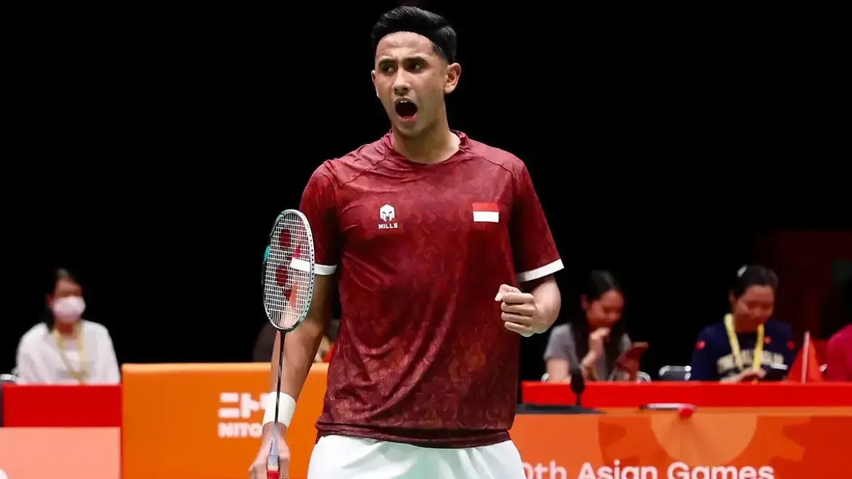 Pebulu tangkis asal Kota Solo Alwi Farhan berjuang di Asian Games 2026. (Dok. PBSI)