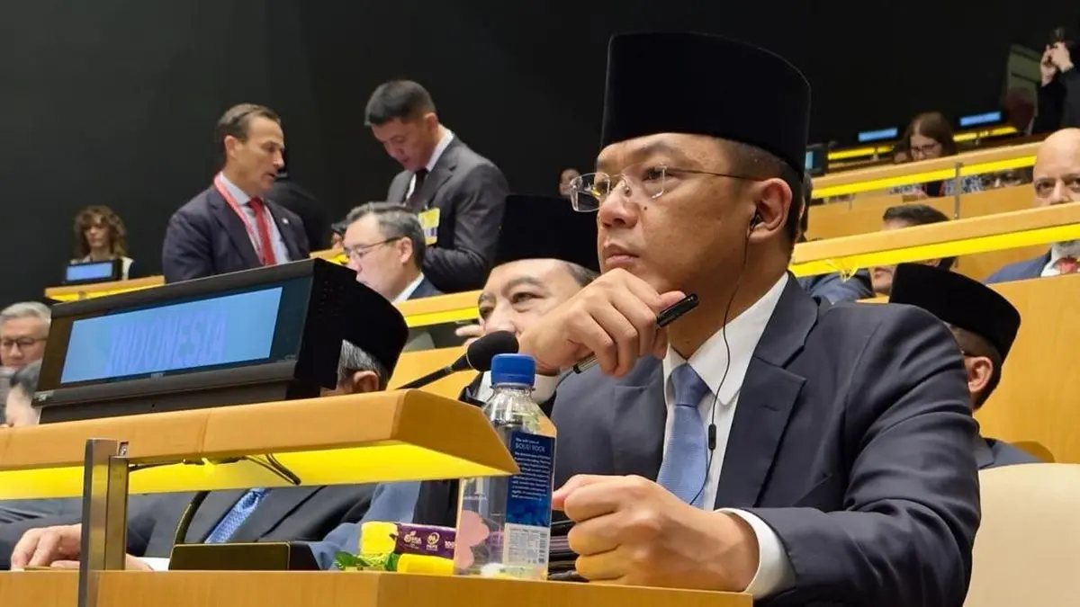 Sugiono, Menteri Luar Negeri sekaligus Sekretaris Jenderal Partai Gerindra disebut bakal jadi kandidat Cawapres Prabowo 2029.