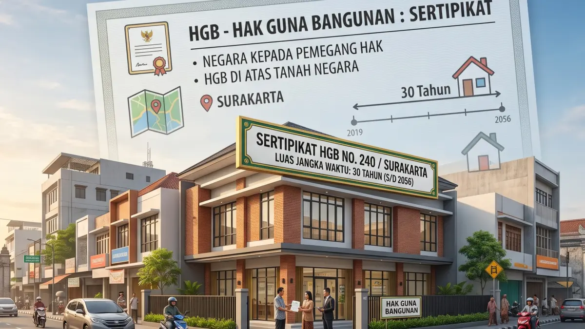 Ilustrasi hak guna bangunan. (AI GENERATED/GEMINI)