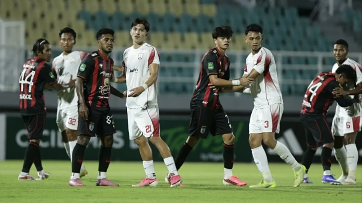 Pertandingan Persis Solo malawan Persipura di Stadion Gelora Delta, Sabtu (26/9/2026). (Tim Media Persis Solo)