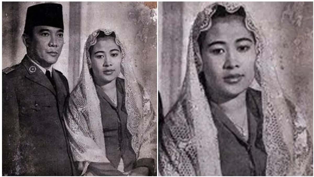 Presiden Ir Soekarno bersama Ibu Negara Fatmawati yang merupakan ibunda dari Guruh Soekarnoputra. (dok.kepustakaan-presiden.perpusnas.go.id)