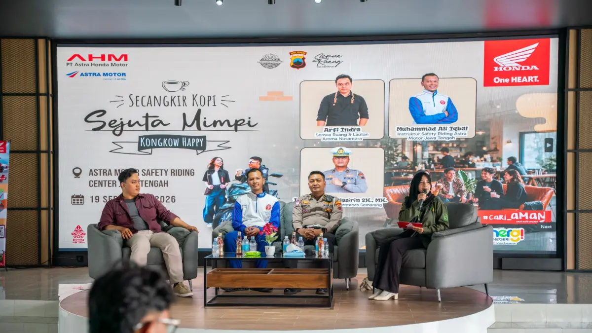 Seminar Safety Riding Astra Motor Jateng: Secangkir Kopi Sejuta Mimpi