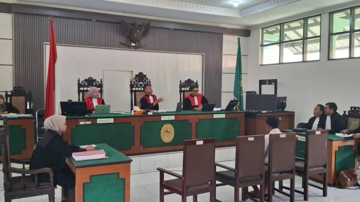 Sidang kasus sate beracun di PN Boyolali. (ABDUL KHOFID/RADAR SOLO)
