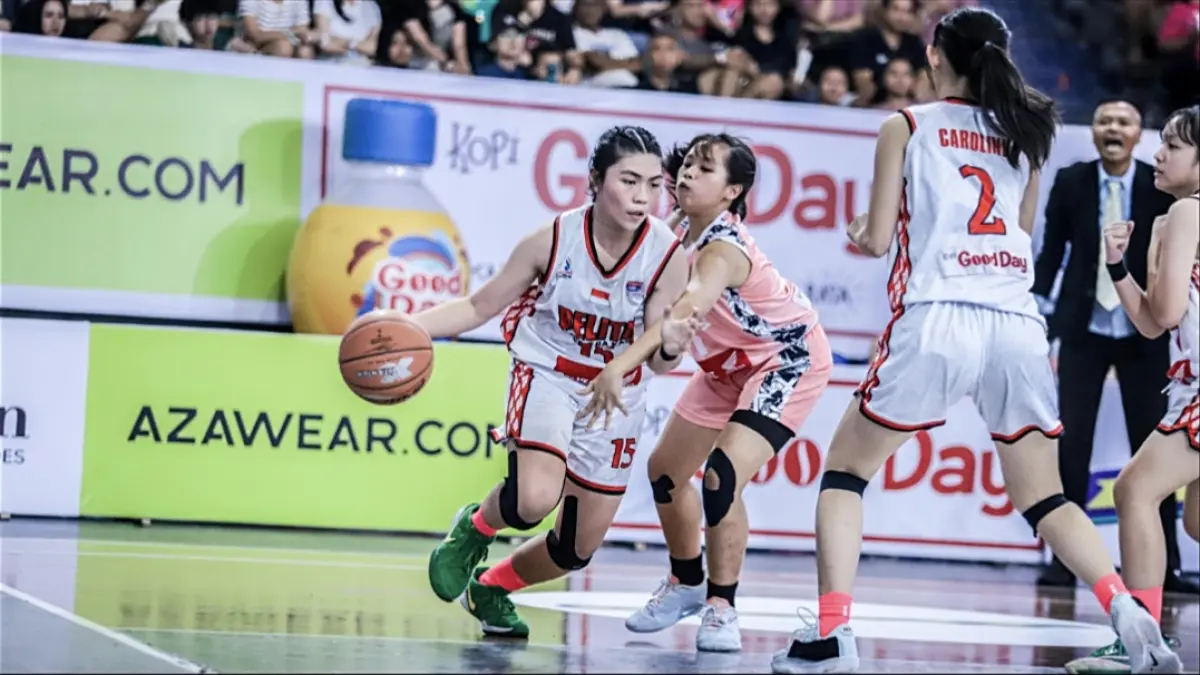 Tim putri PNK Solo saat terjun di Tantang SMA Warga di Honda DBL with Kopi Good Day 2025 Central Java-South. (Dok. DBL Indonesia)