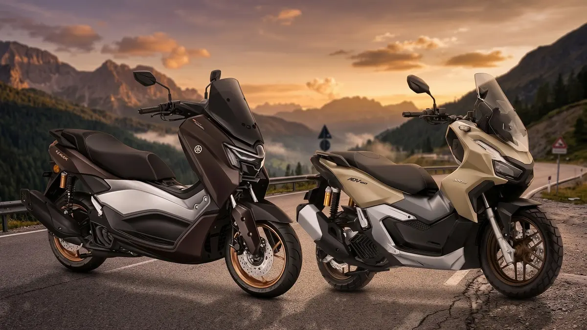 Honda ADV 160 vs Yamaha NMAX Turbo, Sama-Sama Canggih tapi Beda Teknologi, Pilih Mana? (GEMINI AI)