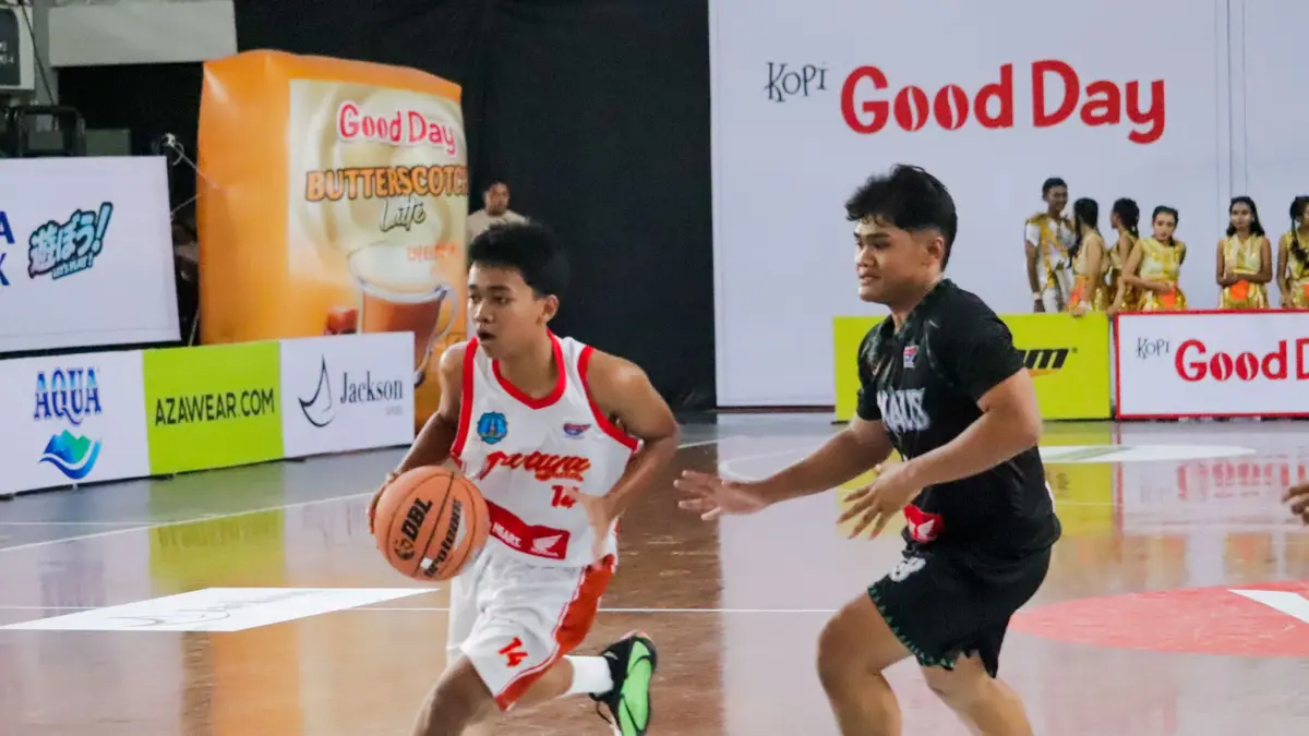 Pertandingan Honda DBL with Kopi Good Day 2026 Central Java-South di Sritex Arena. (M. Ihsan/Radar Solo)